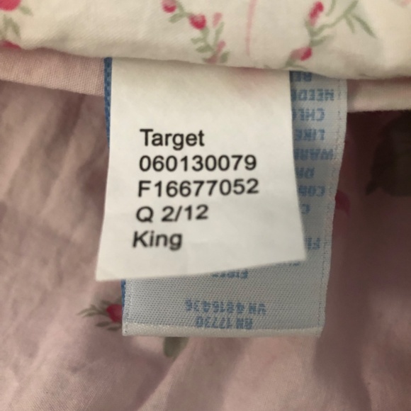 Simply Shabby Chic 3 piece king set Misty Rose ruffled comforter shams Target - Picture 9 of 12